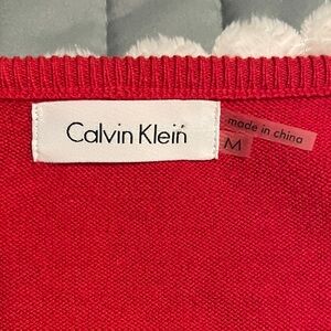 Calvin Klein Vibrant Red Knitwear NWT size medium